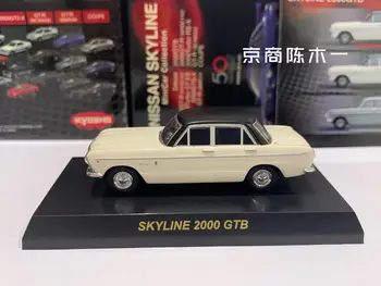 1/64 KYOSHO Skyline 2000 GTB Koleksiyonu döküm alaşım araba dekorasyon modeli oyuncaklar
