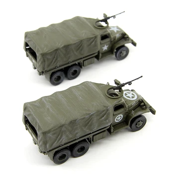 1/72 Ölçekli Sanrong 12012LAB Amerikan GMC Askeri Kamyon 2.5 Ton Taşıma Aracı Alaşımlı Çerçeve Bitmiş Modeli Dekorasyon Oyuncak Hediye
