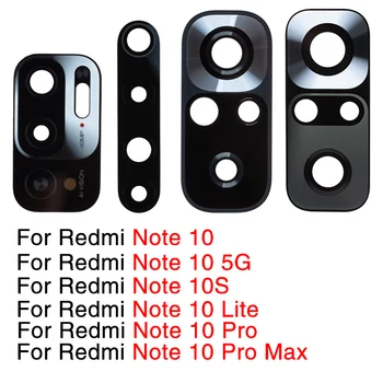 1 adet Arka Kamera Cam Lens Xiaomi Redmi İçin Not 10 10S Pro Max 5G Arka kamera kılıfı lens Yapıştırıcı İle