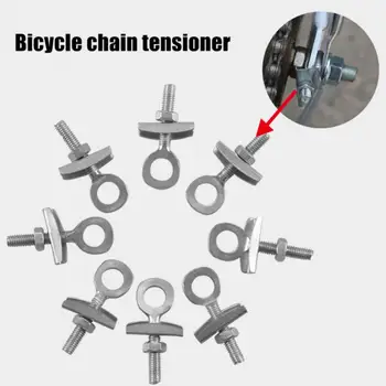 1 Adet Bisiklet Zinciri Ayarlayıcı Elastik Zincir Gergi Tel Çekme Üst Zincir Cihazı Seti Vida Sıkma Ekipmanları Bisiklet Parçaları