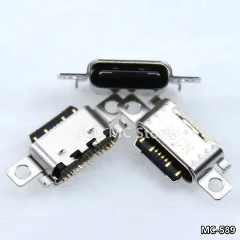 1 adet Mikro Mini Tip C USB Jack soketli konnektör Şarj Şarj Dock Değiştirme İçin 360 N7 Pro telefon