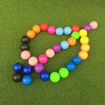 1 Adet Taşınabilir Dayanıklı Golf Spor Aksesuarları Topu Golf Spor Uygulama Topu Golf Spor Uygulama Malzemeleri Renkli Golf Topu