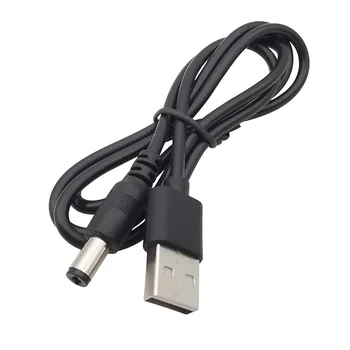 1 Adet USB DC priz Jack Varil Güç Kablosu Hızlı Bağlantı İçin MP3 / MP4 USB 5V Şarj Güç Kablosu 55 * 21mm