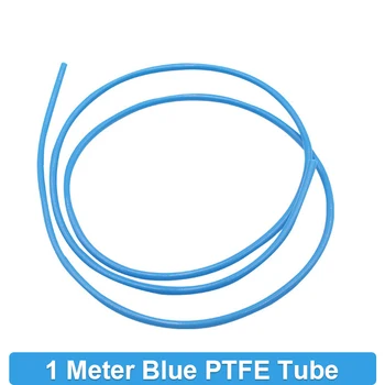 1 Metre Mavi PTFE Tüp için 1.75 mm Filament PTFE Tüp 3D Yazıcı Parçaları Hotend Ekstruder Uzun mesafe Tüpü