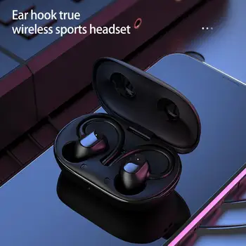 1 Takım Kulaklık Gürültü Azaltma Spor Klip Müzik Oyun Çağrı Mini Kulağa monte 5.1 Kablosuz Kulaklık