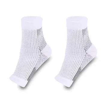 1 Takım Yatıştırıcı Ayak Bileği varis çorabı Brace Destek Ayak Ağrısı Plantar Fasiit Kabartma Çorap S / L Vücut Spor Spor