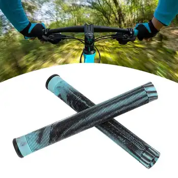 1 Çift 22cm Gidon Longneck Sapları Dağ Bisikleti Yumuşak TPE Kauçuk Anti Kayma Kolu Sapları Bisiklet Gidon Kapağı
