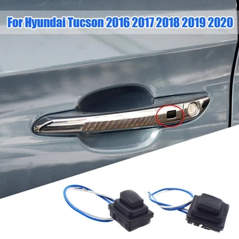 1 Çift Ön Kapı Akıllı Kolu Küçük Düğme 82661-D3710 82651-D3710 Hyundai Tucson 2016-2020 İçin Dış Çektirme Anahtarı Parçaları