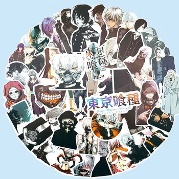 10/50 Adet Japonya Tokyo Ghoul Anime Çıkartmalar Bavul Dizüstü Telefon Graffiti Bagaj Araba Karikatür Çocuklar Hediye Oyuncak Çıkartmaları Çıkartmaları