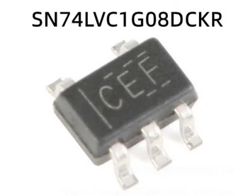 10 ADET 100 % yeni orijinal TI SN74LVC1G08DCKR serigrafi CEF paketi SC-70-5 mantık çip kapı invertör
