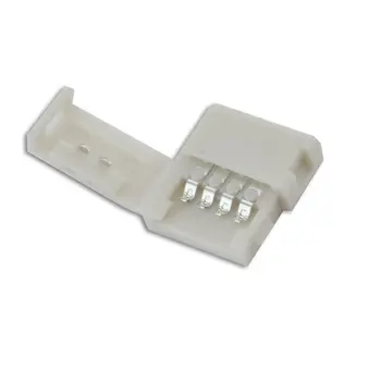 10 adet 10mm (SMD5050) Boşluksuz RGB led ışık Şerit Konektörü - Boşluksuz Şerit Şerit-RGB Renkli On Paket