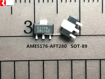 10 adet / grup AME5176-AFT280 2.8 V SOT-89 AME5176 A5176 Senkron Boost Dönüştürücü Düşük Sessiz Akım 100 % Yeni orijinal