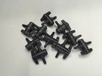 10 adet UV yazıcı parçaları toplu mürekkep sistemi mürekkep tüpü konektörü UV mürekkepleri anahtarı kullanımı için mürekkep tüpü