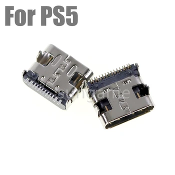 100 adet Sony Playstation PS5 Denetleyici Tip-C USB Kolu Şarj Soketi Bağlantı Noktası Güç Deliği Arayüzü