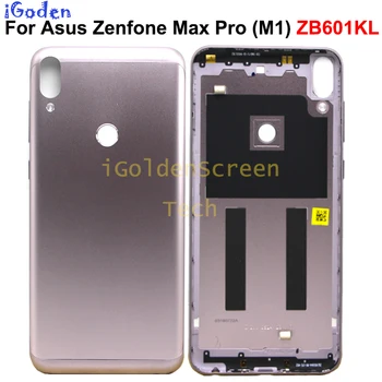 100 % Yeni pil bölmesi kapağı arkası kapak Konut asus kılıfı Zenfone Max Pro (M1) ZB601KL Pil asus için kapak ZB601KL Pil Kapağı