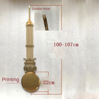 100cm Büyük sarkaçlı saat Mekanizması Büyükbaba Saat Sarkaç Hareketi Aksesuarları Saat Mekanizması Uzun Şaft Mecanismo Reloj