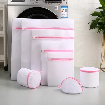 11 Boyutu file çamaşır torbası Polyester Çamaşır Yıkama Torbaları Kaba Net çamaşır sepeti Çamaşır Torbaları Çamaşır Makineleri için Örgü Sutyen Çantası