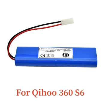 14.8 V 3000mAh Pil Paketi için Qihoo 360 S6 Robotik Süpürge Yedek parça Aksesuarları Yedek Piller