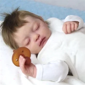 19 İnç Yeniden Doğmuş Bebek Bebek Kiti Jamie Gülümseme Uyku Bebek Kalıpları Boş Boyasız Demonte Kiti El Yapımı DIY Oyuncak Kızlar İçin LOL