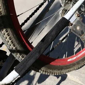 2 adet MTB Bisiklet Zinciri Koruyucu Güvenlik Sticker bisiklet şasisi Toz geçirmez Koruyucu Kılıflar Koruyucu Çıkartmalar Bisiklet Aksesuarları