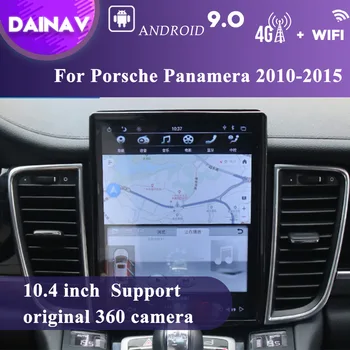 2 din Android araba Radyo Porsche Panamera 2010 - 2015 İçin Araba Multimedya Oynatıcı Stereo Autoradio Kafa Ünitesi Dikey ekran