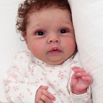 20 inç Boyasız Yeniden Doğmuş Bebek Kiti Miley Bitmemiş Bebek Parçaları Vücut ve Gözler Yumuşak Dokunuşlu Taze Renk Noel doğum günü hediyesi