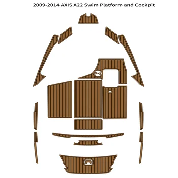 2009-2014 EKSEN A22 Yüzmek Platformu Kokpit Ped Tekne EVA Köpük Tik Güverte Zemin Mat Destek Kendinden Yapışkanlı SeaDek Gatorstep Tarzı