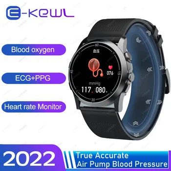 2022 Sağlık akıllı saat EKG PPG hava pompası Gerçek Doğru Kan Basıncı Erkekler Smartwatch spor fitness takip chazı Adam Pump1 Saatler