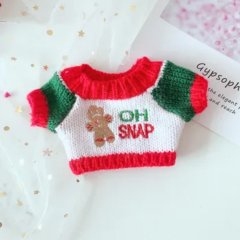20cm DIY PP pamuk Değiştirilebilir giysiler Örme kazak takım elbise Sean Xiao süslemeleri Giysileri çocuk Noel hayranları hediyeler
