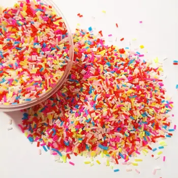 20g Kil Malzeme Simülasyon Tatlı Sprinkles Şeker İğne Simülasyon dondurmalı pasta Dekorasyon DIY Kristal Çamur Malzemesi