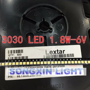 260 adet Lextar LED Aydınlatmalı Yüksek Güç LED 1.8 W 3030 6V Soğuk beyaz 150-187LM PT30W45 V1 TV Uygulaması