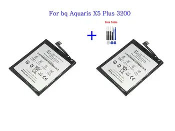 2x3200mah Yedek Telefon Pil BQ 3200 bq3200 İçin bq Aquaris X5 Artı Şarj Edilebilir Piller + onarım aletleri seti