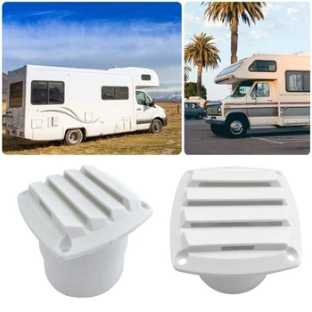3 İnç Hava Firar ABS Panjur Beyaz ızgara kapağı, egzoz Havalandırma için Fit RV Karavan Banyo Ofis Mutfak Havalandırma Aksesuarları