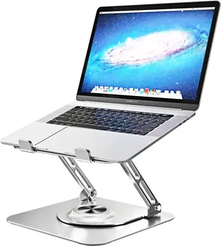 360 Döner Tabanlı Metal Ayarlanabilir Laptop Standı Laptop Standı 360 Döner Laptop Standı