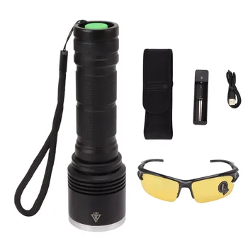 365nm UV el feneri USB siyah ışık Pet idrar dedektörü güçlü penetrasyon şarj edilebilir yağ sızıntısı floresan