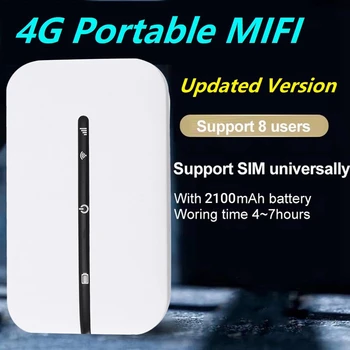 4G MiFi WiFi yönlendirici 150 Mbps WiFi Modem Araba Cep Wifi Kablosuz Hotspot Kablosuz MiFi ile Sim Kart Yuvası