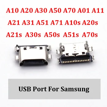 5 Adet Mikro USB Konektörü Şarj Portu Jack Tak Samsung A50S A32 A51S A52 A70S A01 A02 A02S A11 A10S A12 A20S A21 A21S A30S