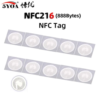 5 adet NFC Etiketi NFC216 Etiket 216 Çıkartmalar Etiketleri Rozetleri Etiket Etiket 13.56 MHz huawei payı ıos13 kişisel otomasyon kısayolları