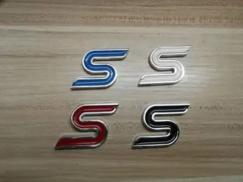 5X S Krom Metal Araba Styling Amblem Rozeti Arka Bagaj Araba Çıkartmaları Araba Styling FORD Focus 2 İçin 3 Fiesta Ecosport Mondeo