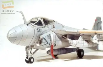 A6E Hırsız Gemi Saldırı Uçağı Askeri 3D Kağıt Modeli DIY El Yapımı Kalıp Dekorasyon Oyuncak