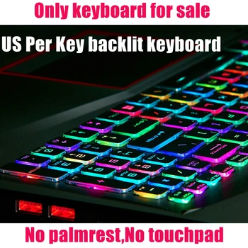 ABD anahtar Başına arkadan aydınlatmalı klavye MSI MS-16L5 / GT63 Tıtan 8SG / GT63 Tıtan 8SF