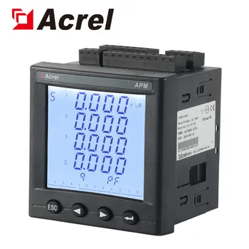 Acrel APM801 Doğruluk Sınıfı 0.2 s Üç Fazlı RS485 Modbus LCD Enerji Yönetimi Çok Fonksiyonlu Metre