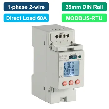 Acrel DDSD1352-C AC 1 Fazlı Kwh Dijital Güç Ölçer RS485 İletişim PV Güneş İnvertör
