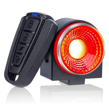 Akıllı Alarm Bisiklet Arka Lambası Fren Sensörü Anti-Hırsızlık Bisiklet Arka İşık USB Şarj Parlak LED Uzaktan Kumanda MTB Kuyruk Lambası
