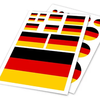 Alman Deutsch Bayrağı Almanya DE Ho Araba Oto Motosiklet Çıkartması Seti Sticker Çizik Kapalı Kapak İpad Dizüstü Dizüstü Kullanışlı Araba Styling
