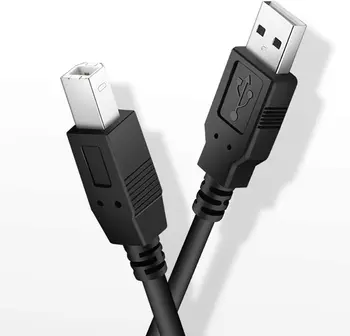 Ancable USB A'dan USB 2.0 B'ye MIDI Kablosu Enstrümanlar için Kablo, Piyano ile Uyumlu, Mıdı Denetleyici, Mıdı Klavye, usb'li mikrofon