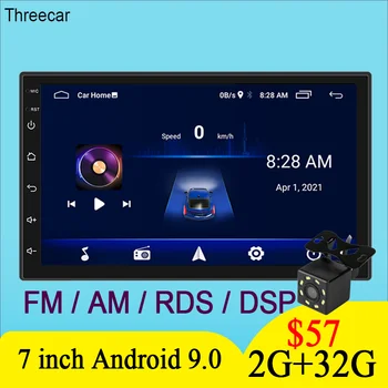 Android 9.0 2 Din Araba radyo Multimedya Video Oynatıcı Evrensel otomatik Stereo GPS HARİTA Volkswagen Nissan Hyundai Kia toyota CR-V