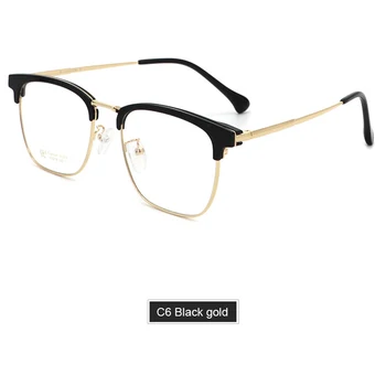 Anti mavi ışık gözlük erkekler Retro Beta titanyum gözlük tam Jant gözlük gözlük dikdörtgen gözlük çerçeveleri