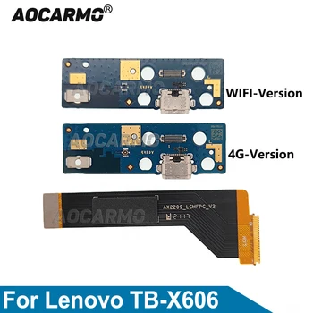 Aocarmo LCD Flex Kablo Lenovo Tab M10 Artı TB-X606F TB-X606X TB-X606 şarj portu şarj doku Değiştirme