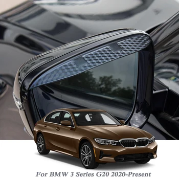 Araba dikiz aynası Yağmur Kaş Otomatik Kalkan Kar Koruma Güneş Yan Siperliği Gölge Koruyucu BMW 3 Serisi İçin G20 2020-PresenAccessory